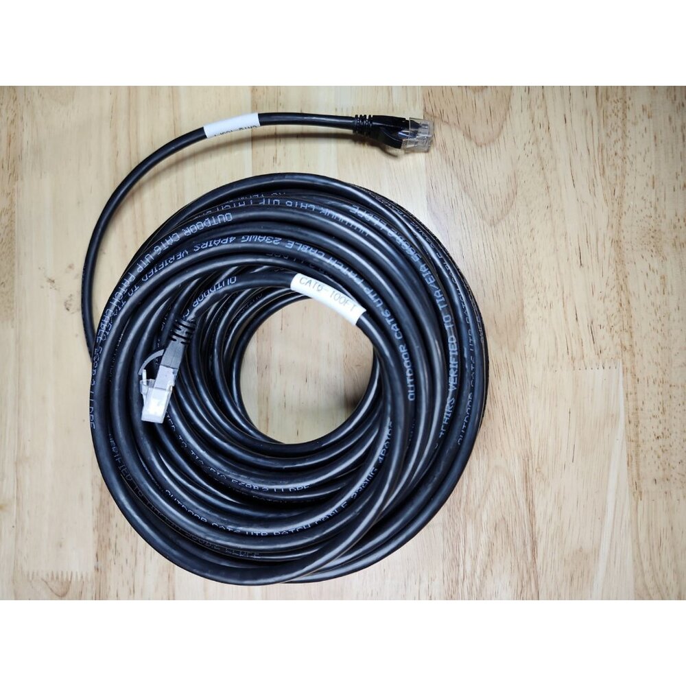 100ft Cat6 ethernet with Rj45 connector
